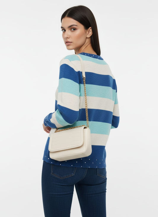 Woman's 100% Cotton Teddy Patch Pullover