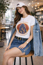 Woman TShirt With Trendy Print "Stay Silent Stay Dangerous"