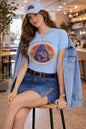 Woman TShirt With Trendy Print "Stay Silent Stay Dangerous"
