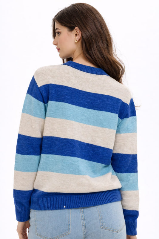 Woman's 100% Cotton Rabbit Patch Pullover