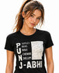 Woman T-Shirt With Trendy Print PUNJAB