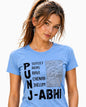 Woman T-Shirt With Trendy Print PUNJAB